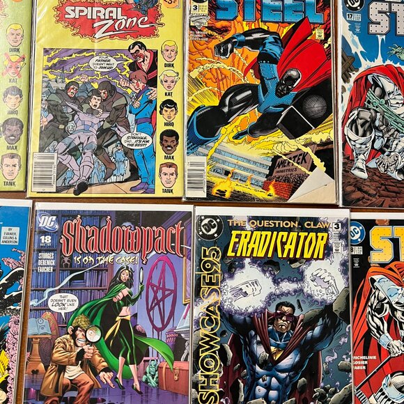 Lot of 15 Dc Comics - Spiral Zone (1988), Steel, The Trials of Shazam, The Shade - Picture 4 of 8